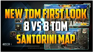 NEW 8v8 TDM PUBG/BGMI || SANTORINI MAP TDM || 8 Vs 8 TDM Version 1.8, How To Play 8v8 TDM