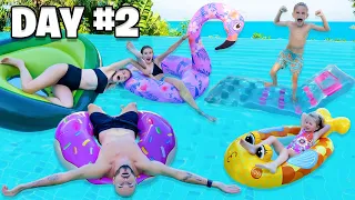 LAST TO LEAVE THE FLOATY…WINS ANYTHING 😱