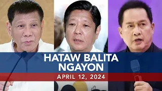 UNTV: Hataw Balita Ngayon  |  April 12, 2024