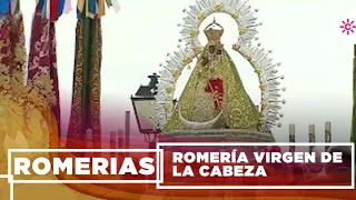 Romería Virgen de la Cabeza | La salve y el himno a la Morenita cierran la misa de romeros