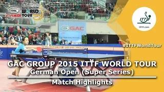 German Open 2015 Highlights: SOLJA Petrissa vs ITO Mima (FINAL)