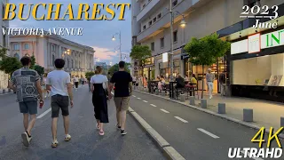 Walking tour of Victory Avenue, Bucharest | 4K ULTRAHD