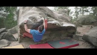 First time bouldering in Fontainebleau