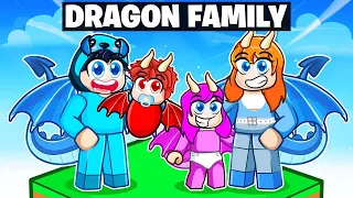 Having A DRAGON FAMILY in Roblox!