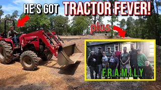It All Happened This Weekend! |DITL | Tractor Work| FRAMILY| Couple Builds Dream Homestead