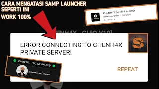 Cara Mengatasi Samp Launcher ` Error Connecting To The Update Server ` , Work 100%