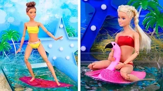 15 DIY Barbie Hacks / Barbie Vacation Ideas!