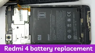 Redmi 4 battery replacement #shorts