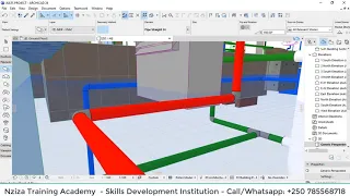Learn how to design a Plumbing and Drainage System with ArchiCAD 24 at Nziza Training Academy