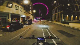 NIGHT RIDING Pt.3. | YAMAHA MT-07 AKRAPOVIC + QUICKSHIFTER [4K]