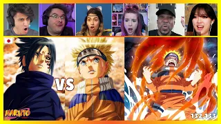 Naruto vs Sasuke Part (1/2) | Reaction Mashup [Naruto 132,133] ナルト