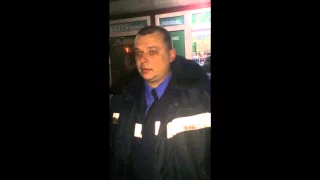 Пьяный гаишник г Черновцы 21 02 2015