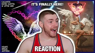 Heartbreak Anthem is here and it's a BOP!! ~ galantis, david guetta + little mix reaction ~