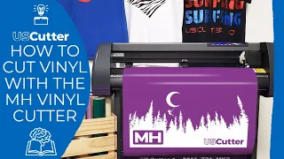 How To Cut Adhesive Vinyl With The MH Vinyl Cutter From USCutter.com