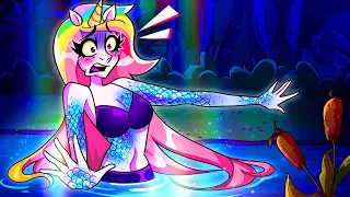 Double Rainbow Transformation! ✨ From Unicorn Boy to Mermaid Girl by Z-Boo