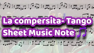 La Cumparsita..Musical note for La Cumparsita . Note👏... Tango 💪💪