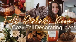 Cozy Fall Decorating Ideas | Fall Dining Room Decor | Fall Decorate With Me 2023