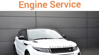 Service engine on Range Rover Evoque - Land Rover Filters location