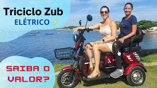 Triciclo Elétrico Zub 3 lugares. Vale a pena?