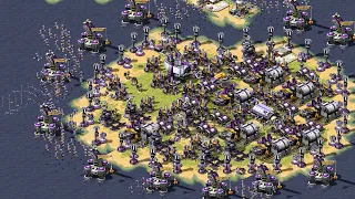 Yuri's Revenge Red Alert 2 World Map V3 Upgrade Map 1 vs 7 Extra Hard AI Enemy