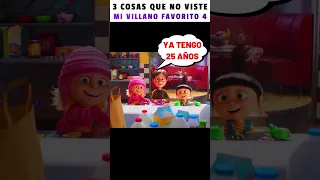 😯3 COSAS QUE NO VISTE EN TRAILER DE MI VILLANO FAVORITO 4