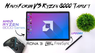 This Is The World's First AMD Ryzen 3 In 1 Tablet And It's FAST! Minisforum V3