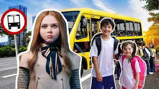 Mimi e Julinha ensina as regras do ônibus escolar com amigos |Mimi julinha teach School bus rules