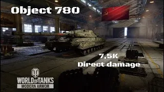 Object 780 in Himmelsdorf: 7,5K direct damage | World of Tanks | Wot console