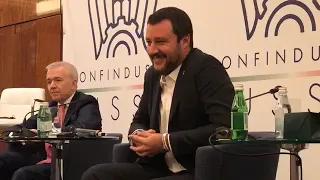 MATTEO SALVINI in diretta da MOSCA con gli imprenditori italiani (17.10.2018)