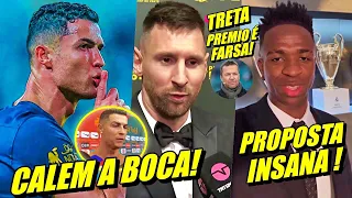 ESPANHA EM CHOQUE! VINI FAZ ANUNCIO | CR7 PlST0LA COM MESSI OLHA SÓ ISSO E MUITO MAIS....