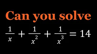 How To Solve A Nice Rational Equation | Math Olympiads