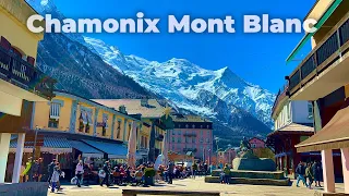 Chamonix Mont Blanc French Alps | Walking tour 4K