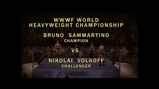 WWWF World Title Match: Bruno Sammartino vs Nikolai Volkoff 10-25-1976 (WWE 2K14 Gameplay)