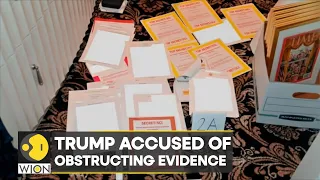 Mar-A-Lago probe: DOJ releases photos of secret documents found at Trump estate | WION