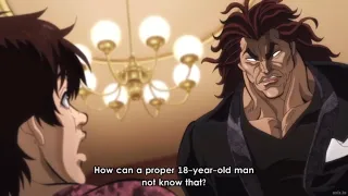 Yujiro Invites Baki To A Fancy Restaurant | Baki Hanma Season 2