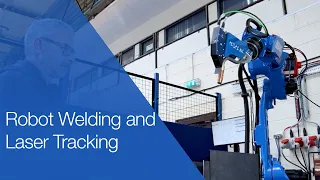 Robot Welding and Laser Tracking - Yaskawa Motoman and Wenglor