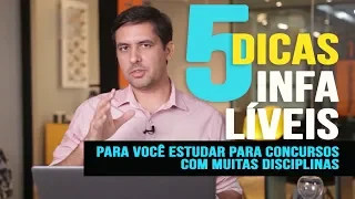 5 dicas infalíveis para você estudar para concursos | Aragonê Fernandes