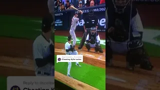 New York Yankees fans are upset. how was this not called strike three? Yankees vs Astros