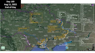 Ukraine: military situation update with maps, August 10 and 11, 2022