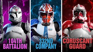 10 Clone Trooper Units That Were Completely Wiped Out!