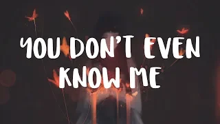 [LYRICS] SLANDER & RIOT - You Don't Even Know Me