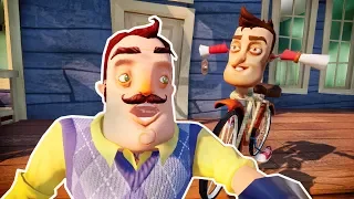 THE PLAYER BECAME A BIKE - Hello Neighbor Mod