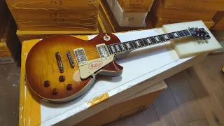 Полный обзор китайской реплики Gibson Les Paul Standard Honeyburst с доработками