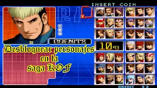 Como Desbloquear a los Personajes Secretos en la saga KOF|NeroGamer120