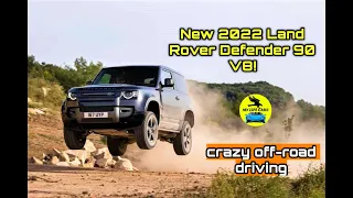 New 2022 Land Rover Defender 90 V8! Exhaust Sound, Off-road Wild Suv! (interior-exterior-Driving)