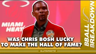 Was Chris Bosh Lucky To Get In To The Hall Of Fame?