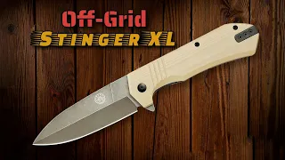 NEW Knife! Off-Grid Stinger XL!  Big Dagger Flipper Blade!