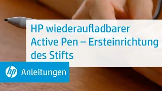 HP wiederaufladbarer Active Pen – Ersteinrichtung des Stifts | HP wiederaufladbarer Active Pen | HP