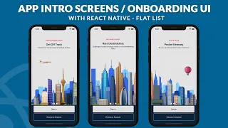 Intro / Onboarding Screens with FlatList - React Native