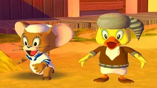 Tom and Jerry War of the Whiskers: M.Jerry vs Duck. vs Nib. Gameplay HD - Funny Cartoon